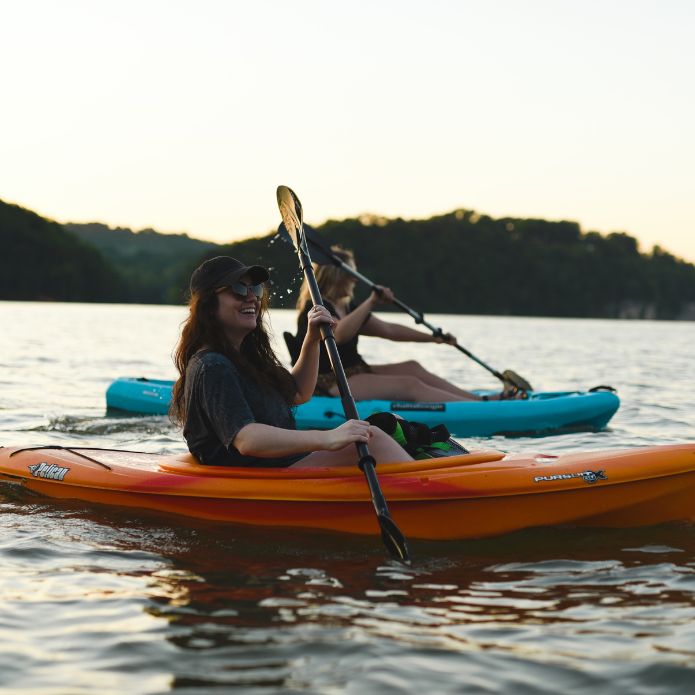 Eight Hour - Double Kayak Hire For Three