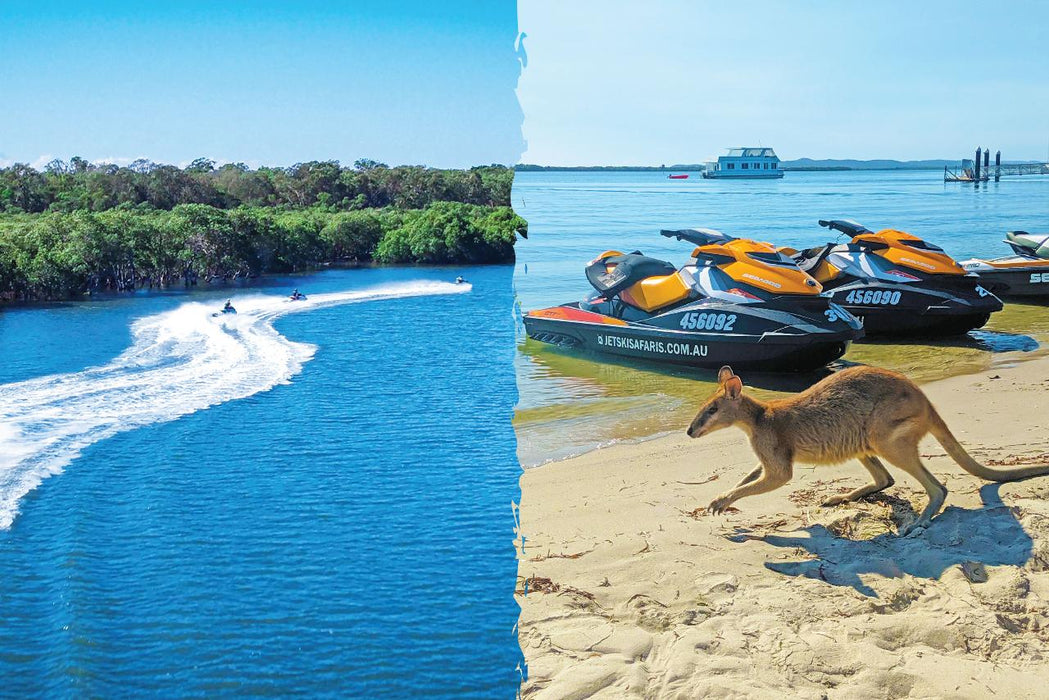 2.5 Hour Jet Ski Safari + Jet Boat + Parasail