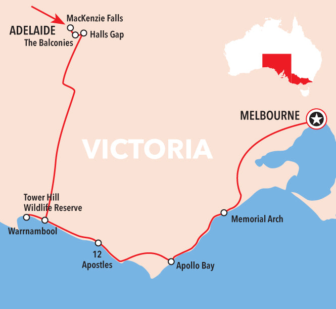 Autopia Tours: Adelaide To Melbourne 3 Day Tour