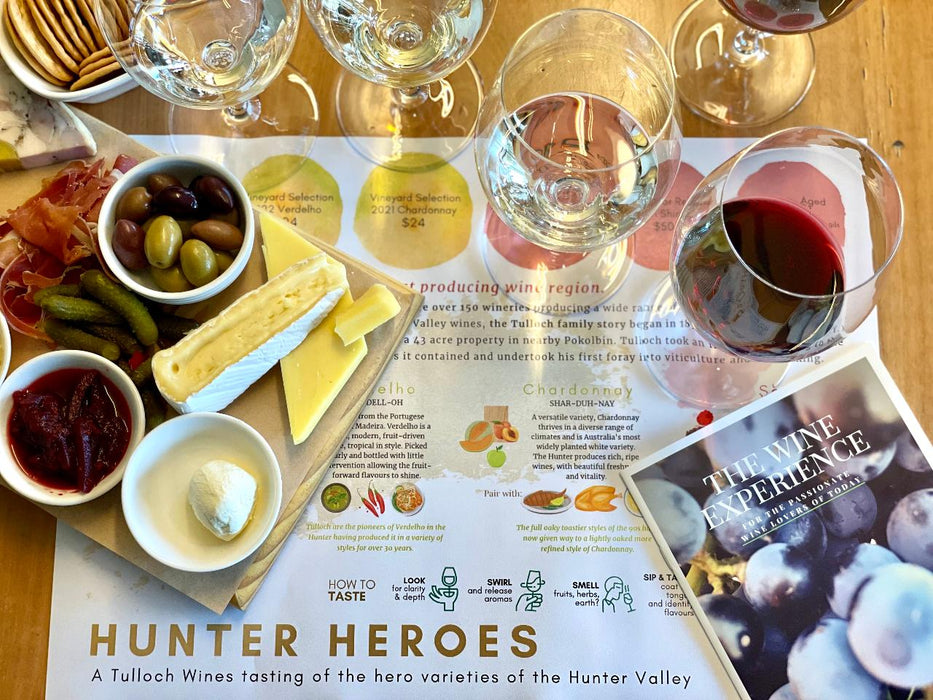 Tulloch Wines - Hunter Heroes Wine Tasting Experience With Local Cheese And Charcuterie