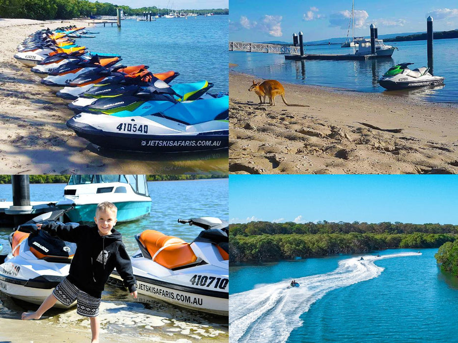 2.5 Hour Jet Ski Safari + Jet Boat + Parasail