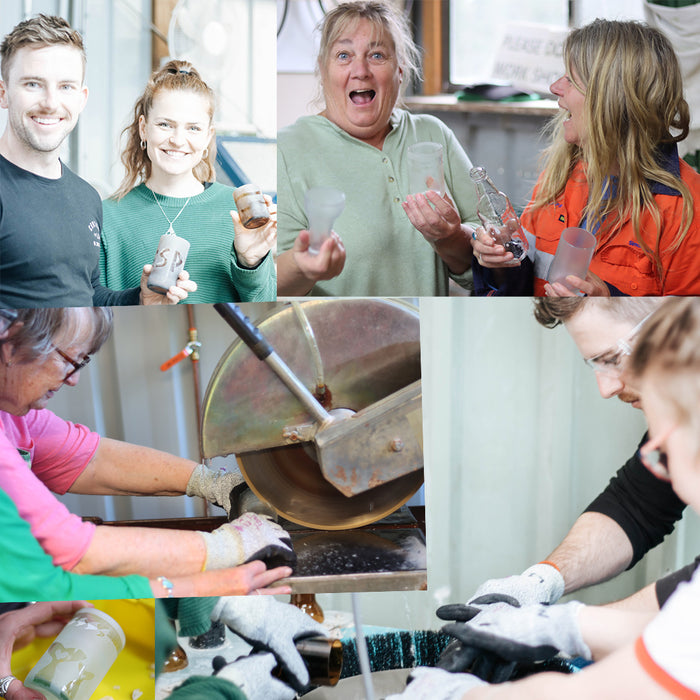 Cindy Poole Glass Artist - Discover + Create Tour Experience