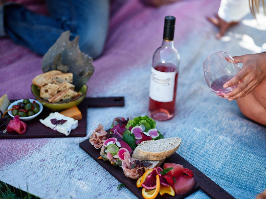 Vineyard Picnic & Bottle Of Wine