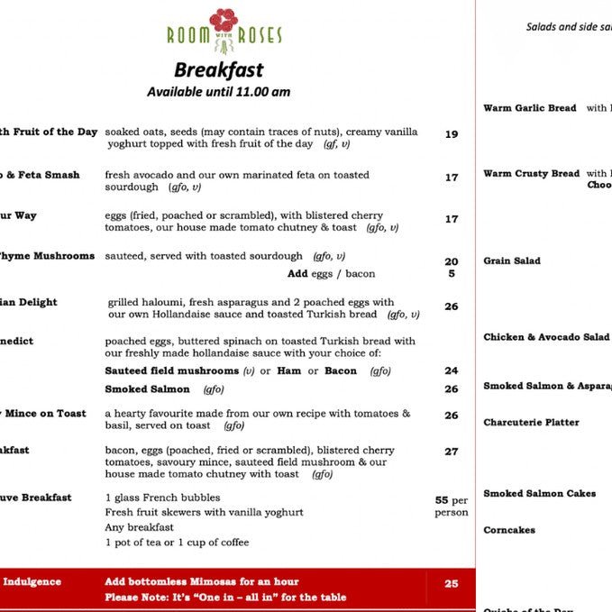 A Fine Dining Experience At Room With Roses - We Wander