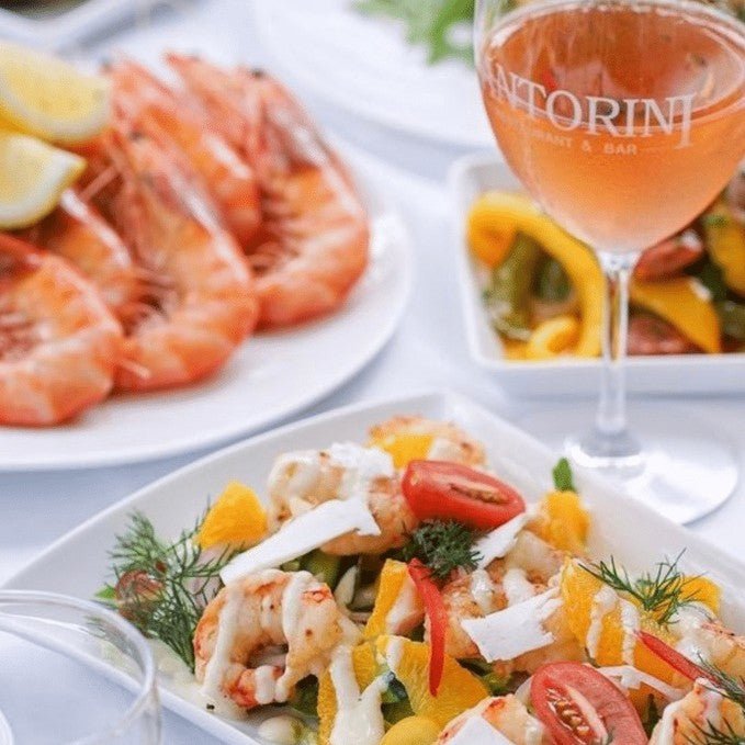 A Greek Dining Experience At Santorini Restaurant Grill Bar - We Wander
