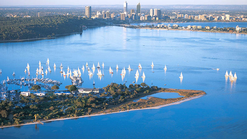 Perth, Kings Park, Swan River And Fremantle