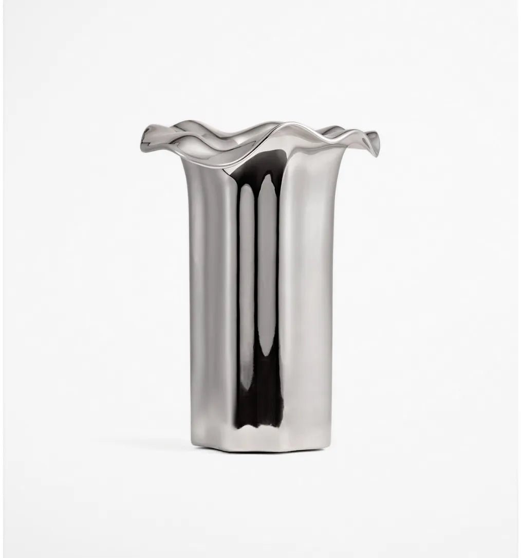 Celeste Medium Metallic Vase - We Wander