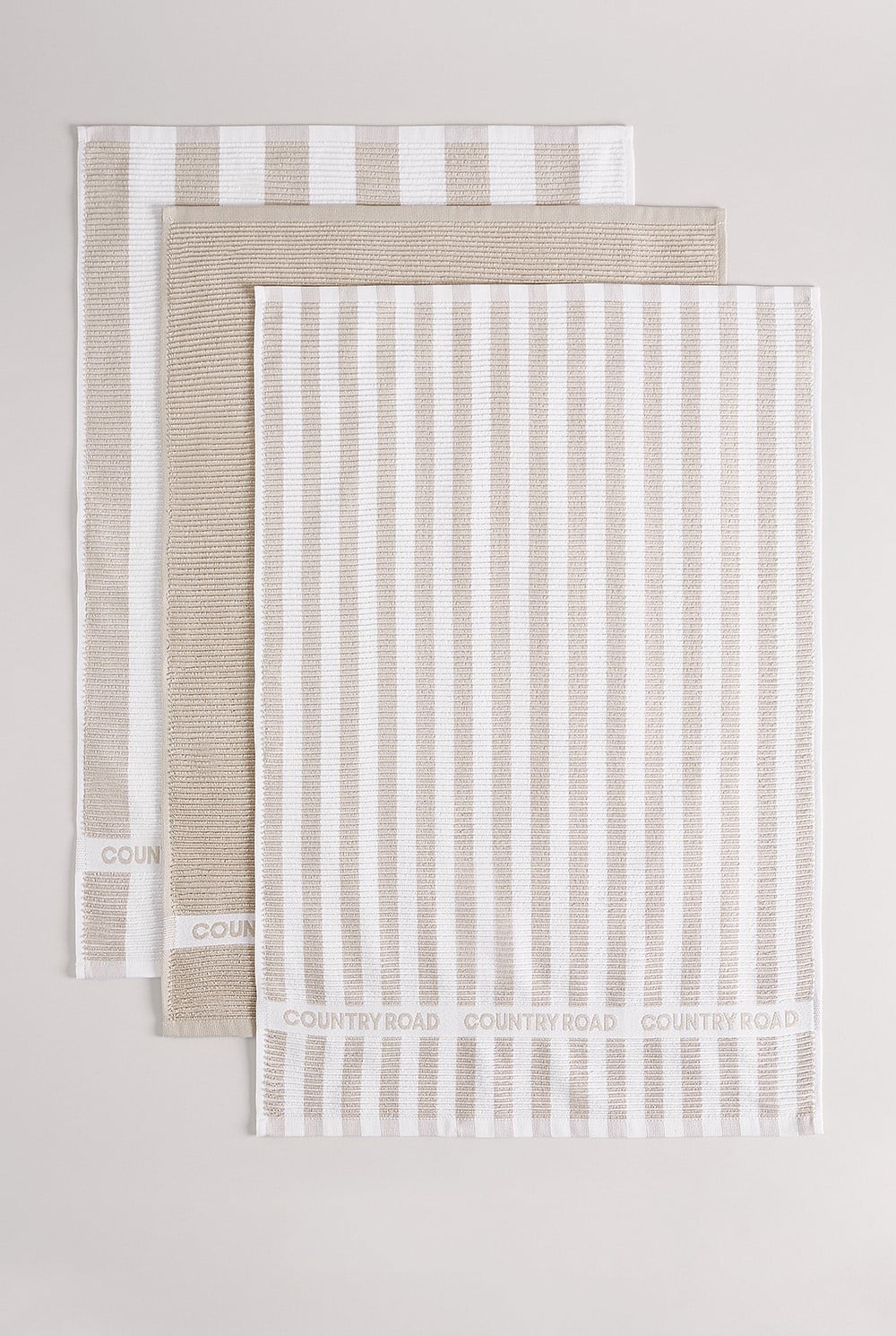 CR Stripe Australian Cotton Tea Towel Pack of 3 - We Wander