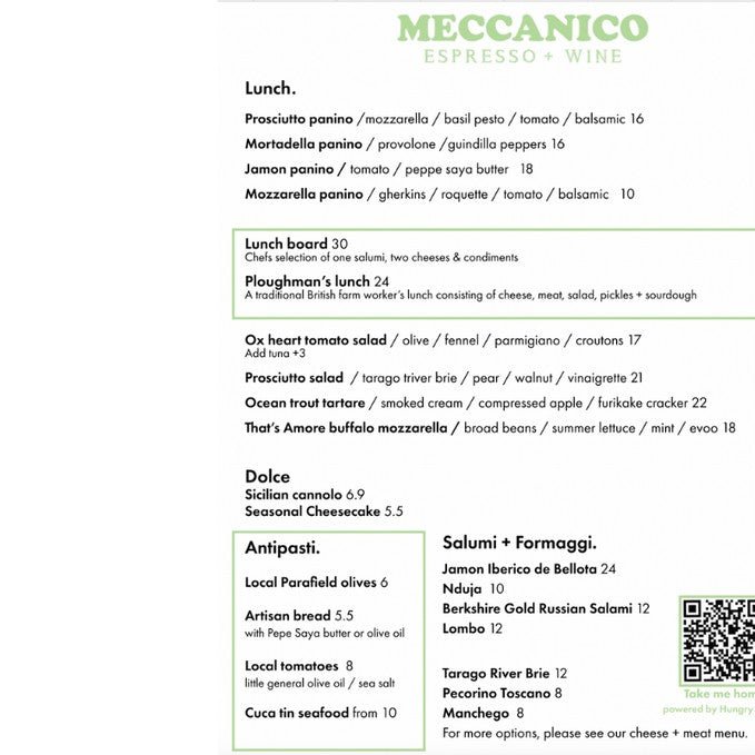 Experience Dinner At Meccanico Espresso + Wine - We Wander