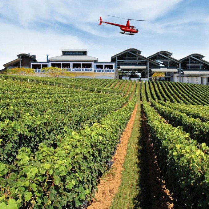 Sirromet Winery Helicopter Flight