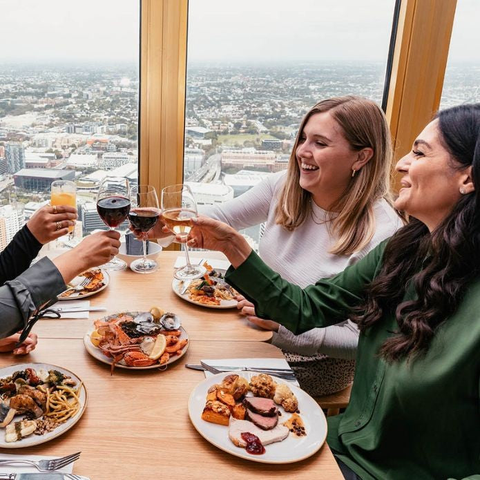Weekday Buffet Dinner With A Window Table For The Family At Skyfeast Sydney Tower