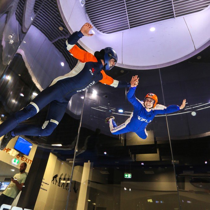 Gold Coast - Ifly Basic 2 X 50 Second Indoor Skydiving Flights For 2 People