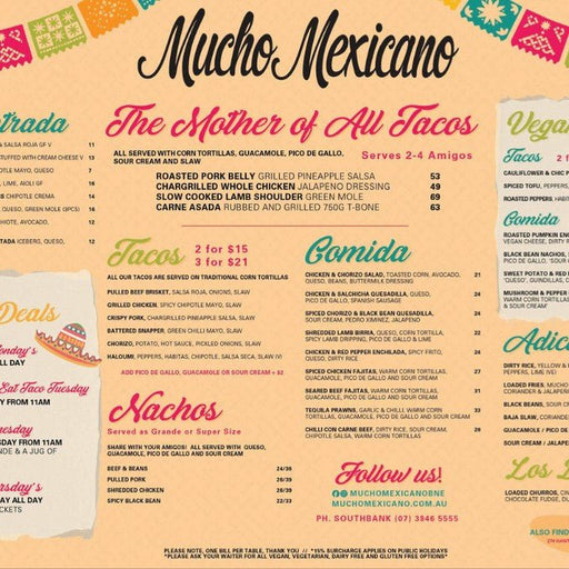 Mexican Wine & Dine At Mucho Mexicano South Bank - We Wander