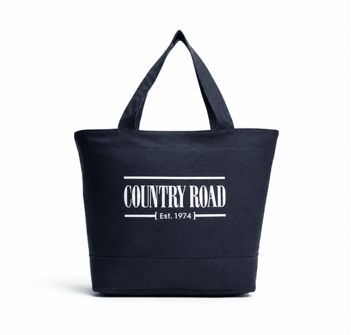 Printed Heritage Shopper in Navy - We Wander