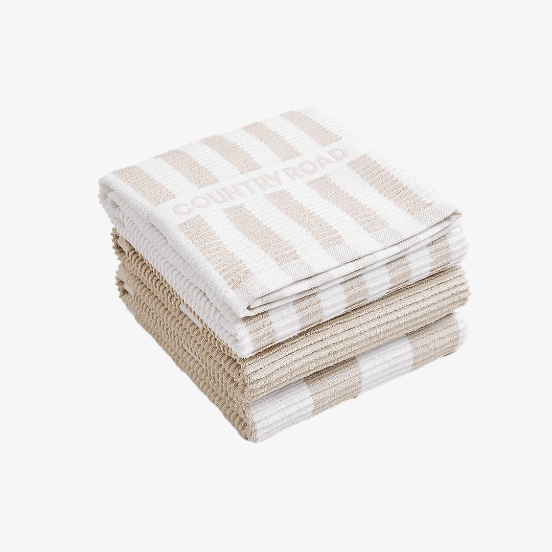Stripe Australian Cotton Tea Towel Pack of 3 - We Wander
